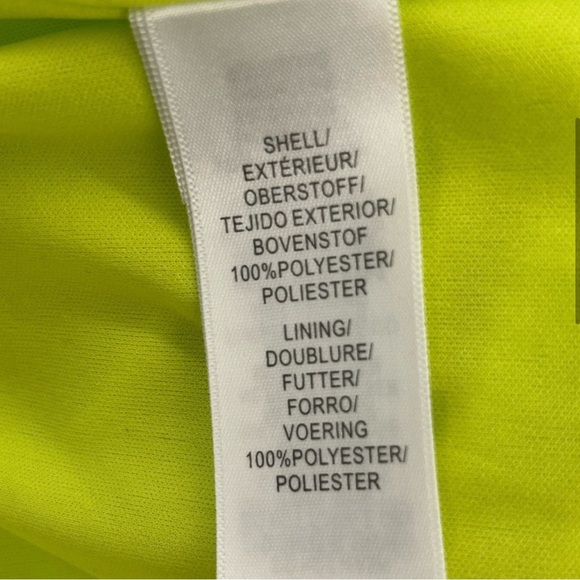 Aidan Mattox Vibrant Green Floral Asymmetrical Dress Women Size 6 - Picture 5 of 9